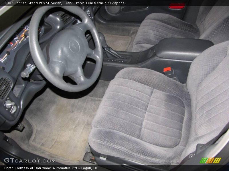 Dark Tropic Teal Metallic / Graphite 2002 Pontiac Grand Prix SE Sedan