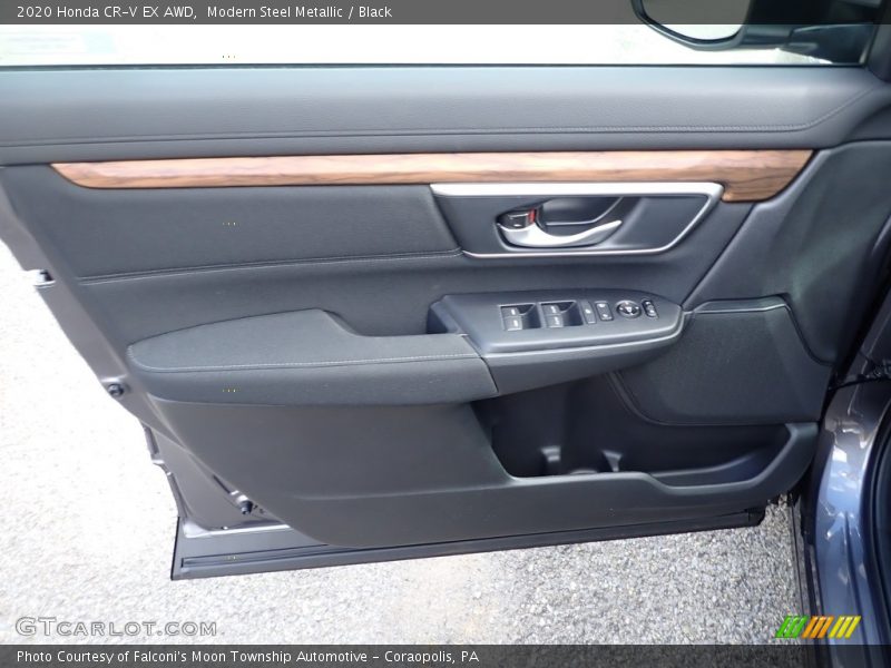Modern Steel Metallic / Black 2020 Honda CR-V EX AWD