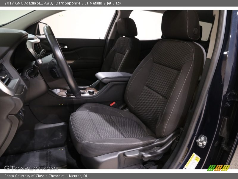 Dark Sapphire Blue Metallic / Jet Black 2017 GMC Acadia SLE AWD