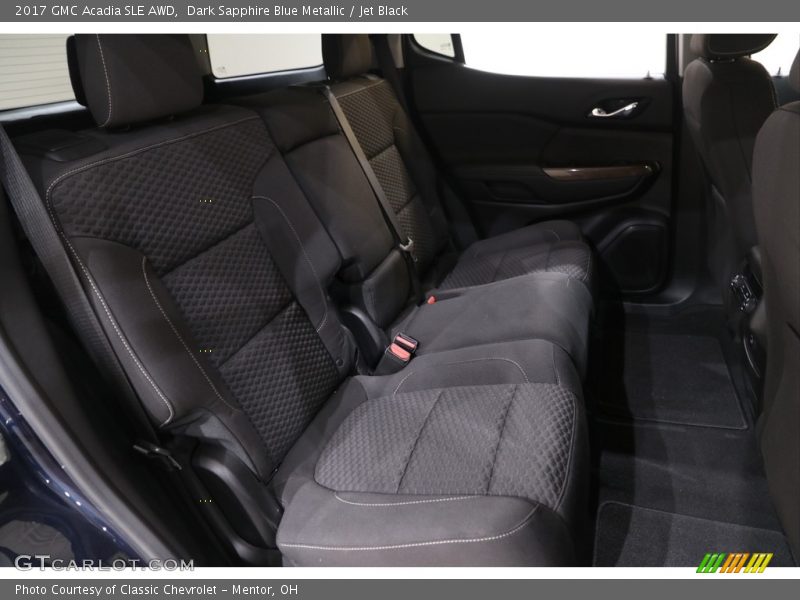 Dark Sapphire Blue Metallic / Jet Black 2017 GMC Acadia SLE AWD