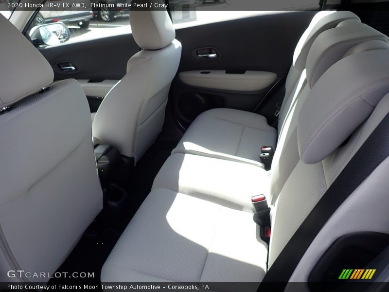 Platinum White Pearl / Gray 2020 Honda HR-V LX AWD