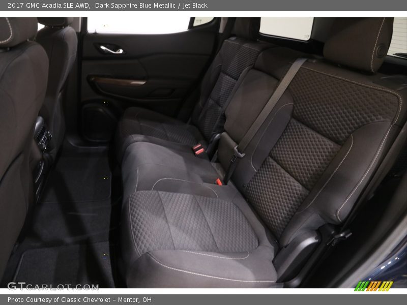 Dark Sapphire Blue Metallic / Jet Black 2017 GMC Acadia SLE AWD