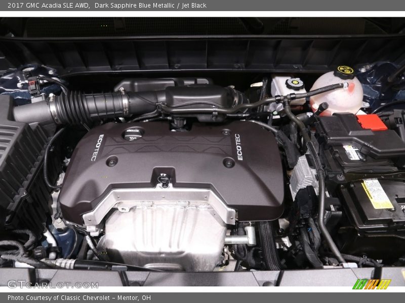 Dark Sapphire Blue Metallic / Jet Black 2017 GMC Acadia SLE AWD