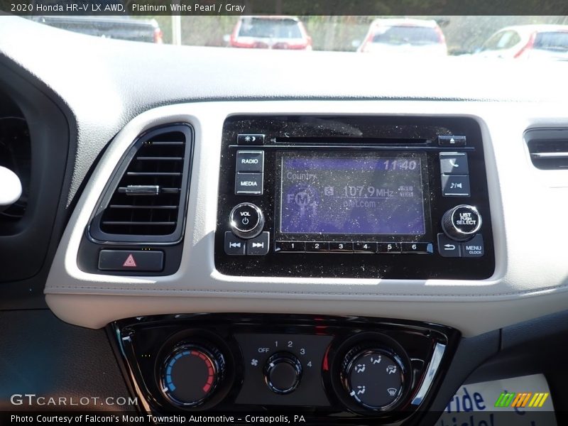 Platinum White Pearl / Gray 2020 Honda HR-V LX AWD