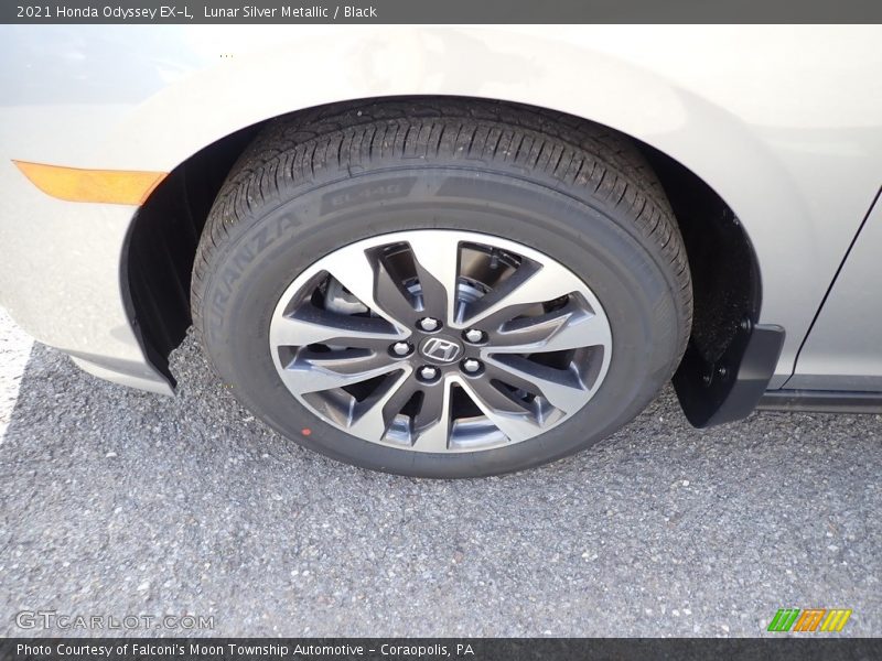 Lunar Silver Metallic / Black 2021 Honda Odyssey EX-L