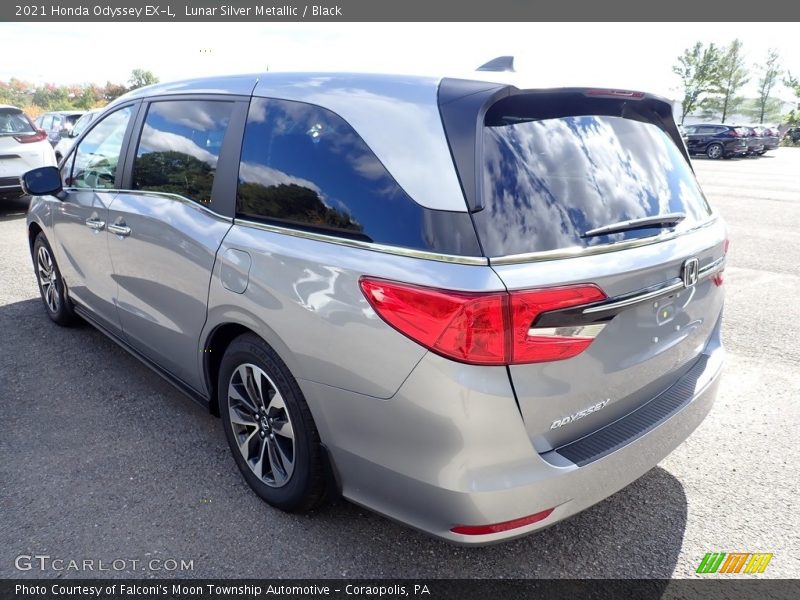 Lunar Silver Metallic / Black 2021 Honda Odyssey EX-L