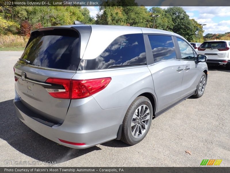 Lunar Silver Metallic / Black 2021 Honda Odyssey EX-L