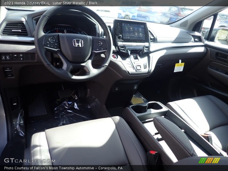 Lunar Silver Metallic / Black 2021 Honda Odyssey EX-L