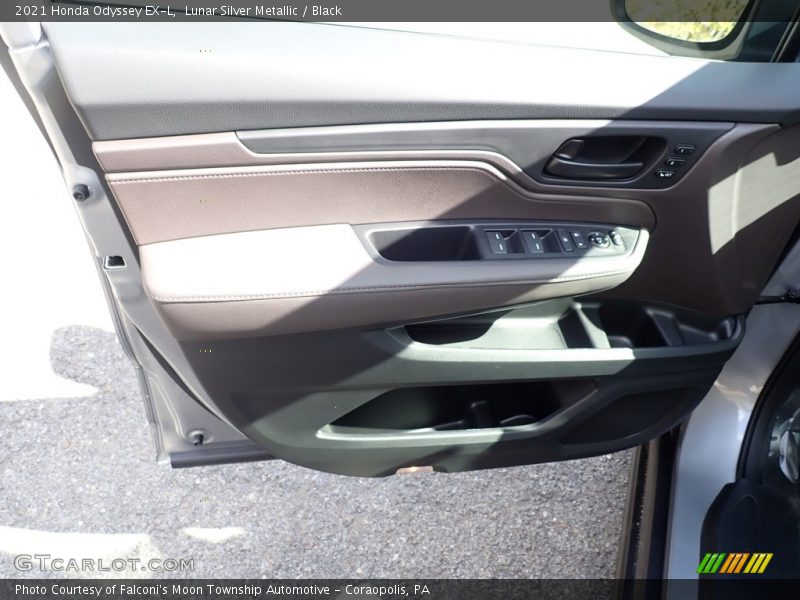 Lunar Silver Metallic / Black 2021 Honda Odyssey EX-L