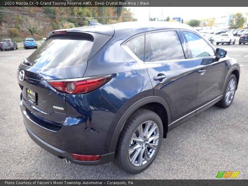 Deep Crystal Blue Mica / Black 2020 Mazda CX-5 Grand Touring Reserve AWD