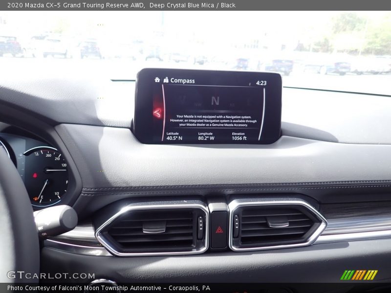 Deep Crystal Blue Mica / Black 2020 Mazda CX-5 Grand Touring Reserve AWD