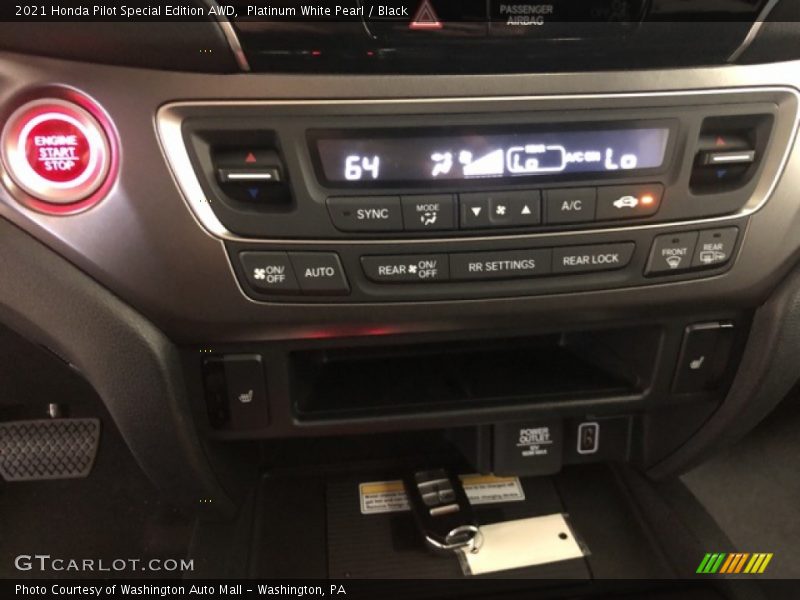 Platinum White Pearl / Black 2021 Honda Pilot Special Edition AWD