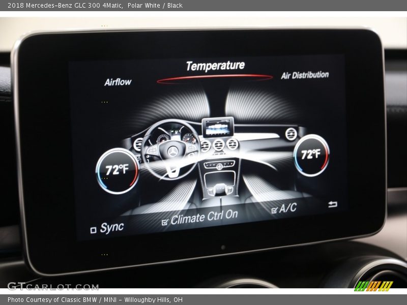 Polar White / Black 2018 Mercedes-Benz GLC 300 4Matic