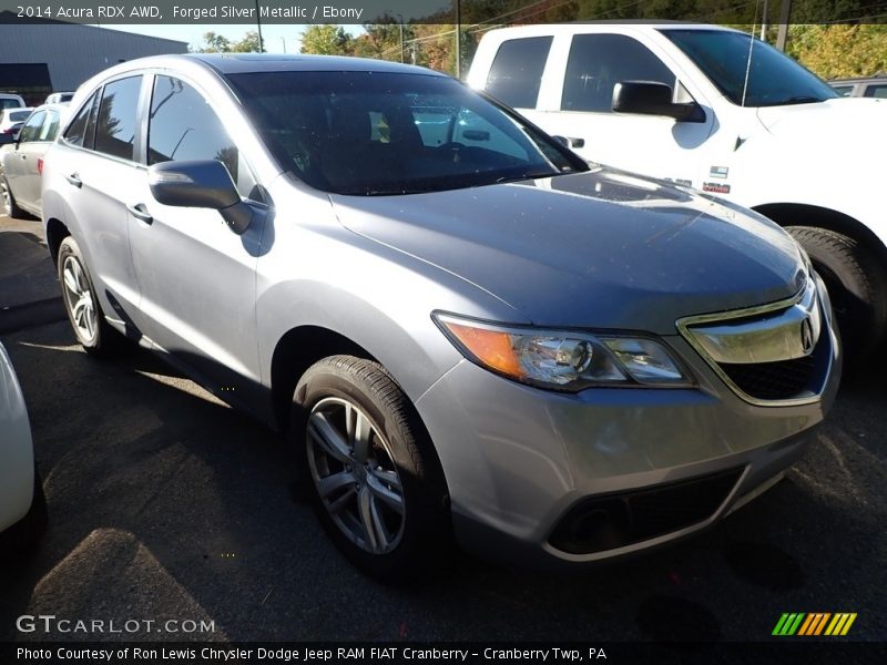 Forged Silver Metallic / Ebony 2014 Acura RDX AWD