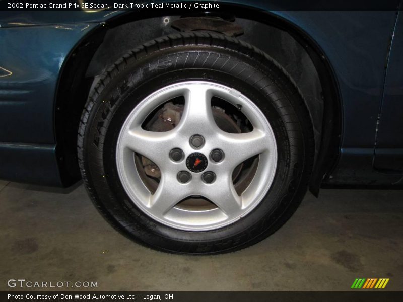 Dark Tropic Teal Metallic / Graphite 2002 Pontiac Grand Prix SE Sedan