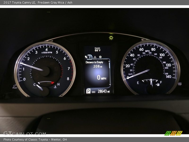 Predawn Gray Mica / Ash 2017 Toyota Camry LE