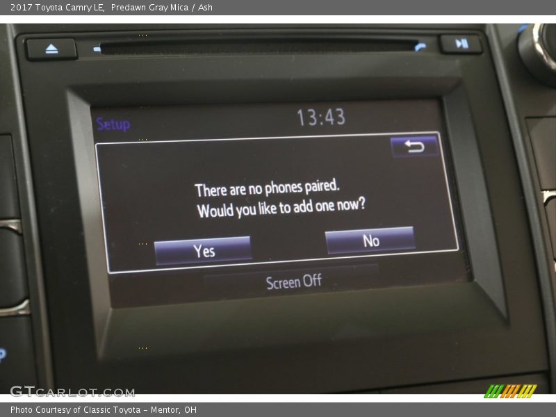 Predawn Gray Mica / Ash 2017 Toyota Camry LE