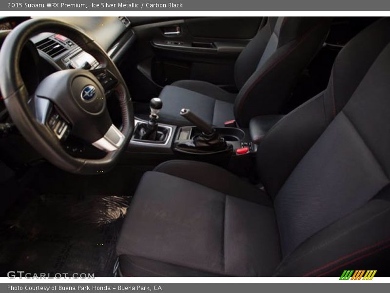 Ice Silver Metallic / Carbon Black 2015 Subaru WRX Premium