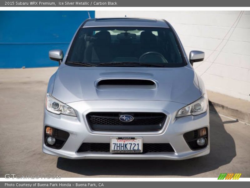Ice Silver Metallic / Carbon Black 2015 Subaru WRX Premium