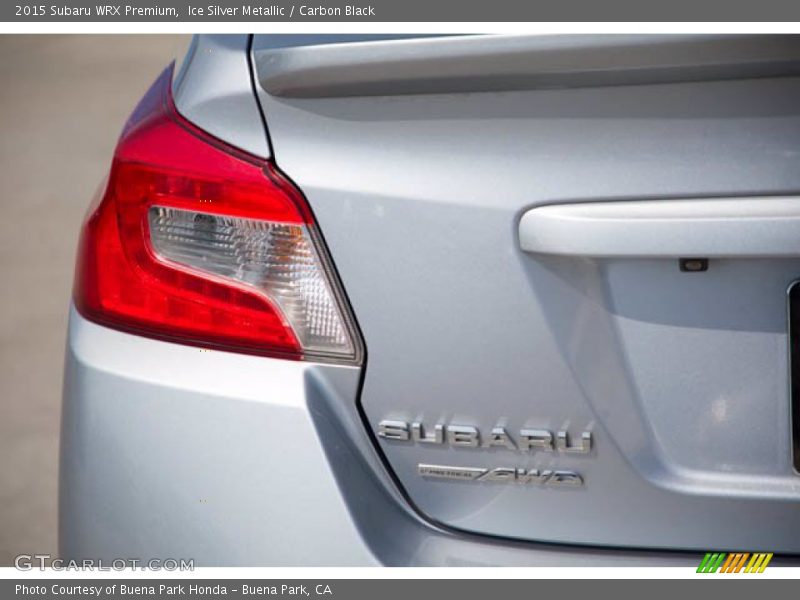 Ice Silver Metallic / Carbon Black 2015 Subaru WRX Premium