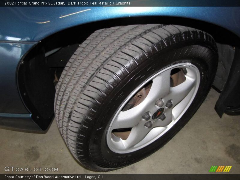 Dark Tropic Teal Metallic / Graphite 2002 Pontiac Grand Prix SE Sedan