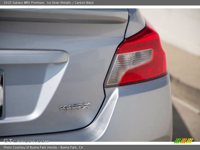 Ice Silver Metallic / Carbon Black 2015 Subaru WRX Premium