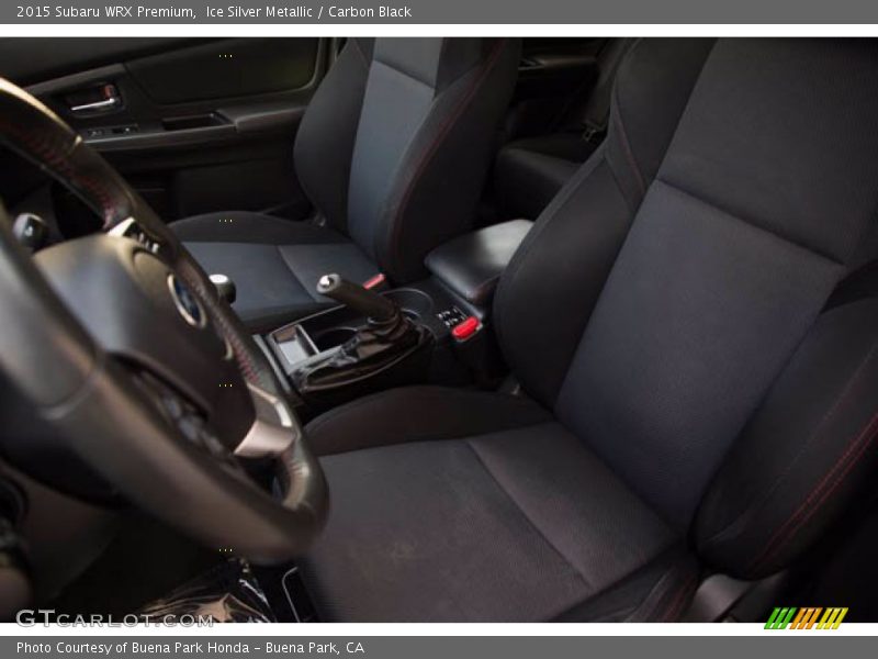Ice Silver Metallic / Carbon Black 2015 Subaru WRX Premium