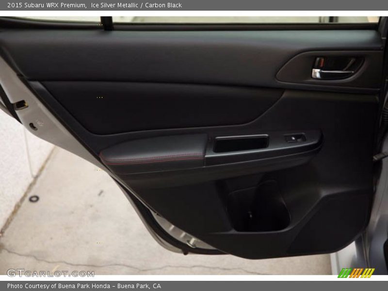Ice Silver Metallic / Carbon Black 2015 Subaru WRX Premium