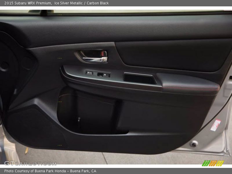 Ice Silver Metallic / Carbon Black 2015 Subaru WRX Premium