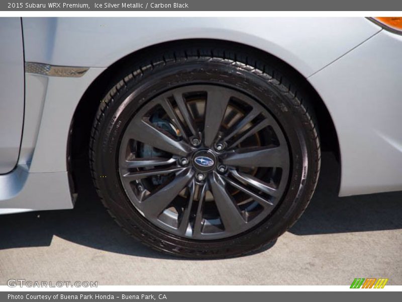 Ice Silver Metallic / Carbon Black 2015 Subaru WRX Premium