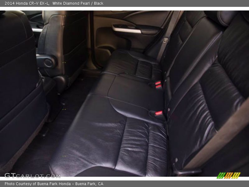 White Diamond Pearl / Black 2014 Honda CR-V EX-L