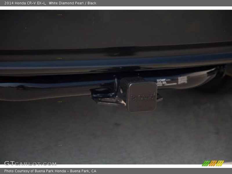 White Diamond Pearl / Black 2014 Honda CR-V EX-L
