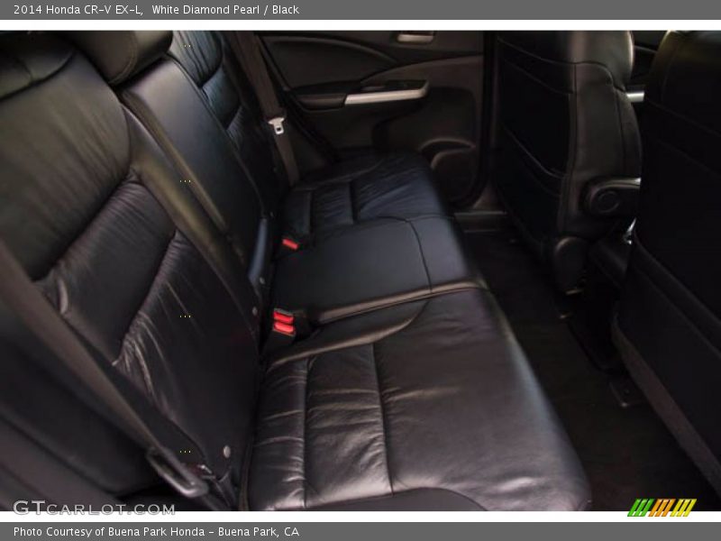 White Diamond Pearl / Black 2014 Honda CR-V EX-L