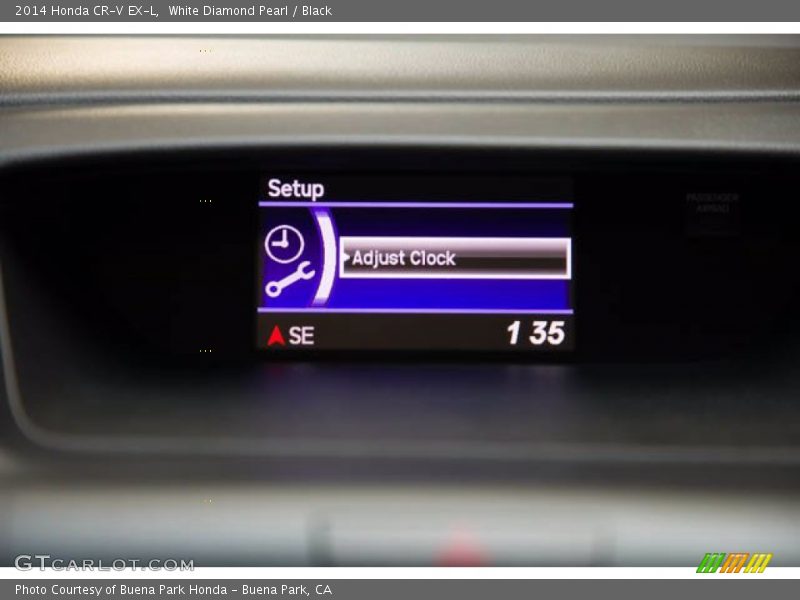 White Diamond Pearl / Black 2014 Honda CR-V EX-L