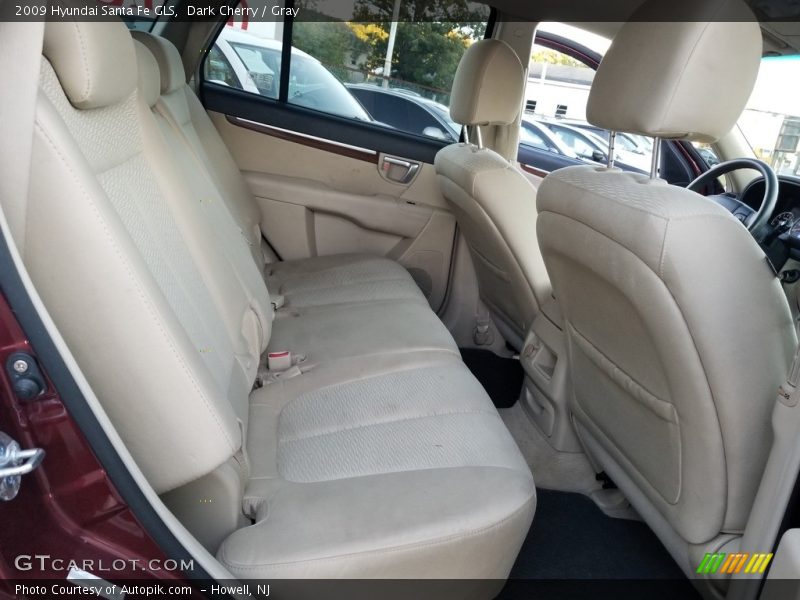 Dark Cherry / Gray 2009 Hyundai Santa Fe GLS