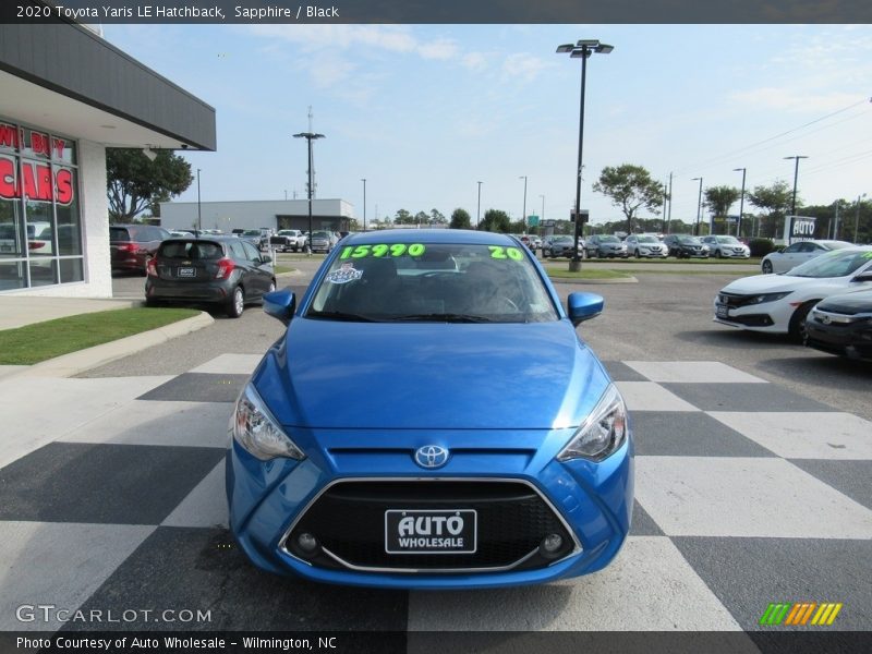 Sapphire / Black 2020 Toyota Yaris LE Hatchback