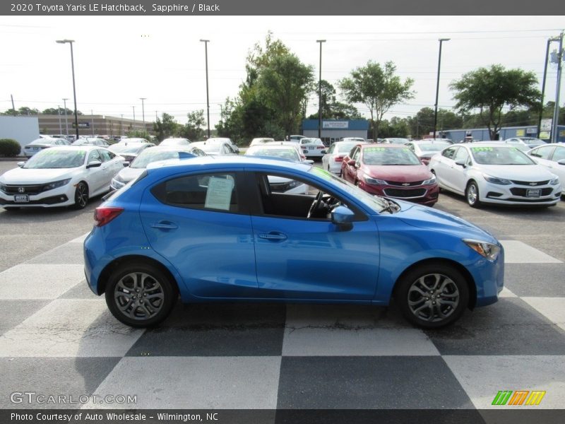 Sapphire / Black 2020 Toyota Yaris LE Hatchback