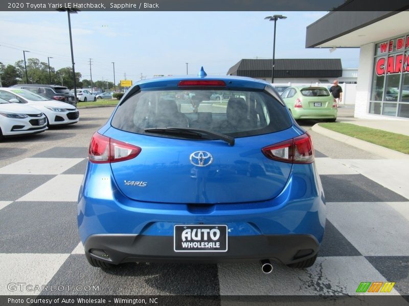 Sapphire / Black 2020 Toyota Yaris LE Hatchback