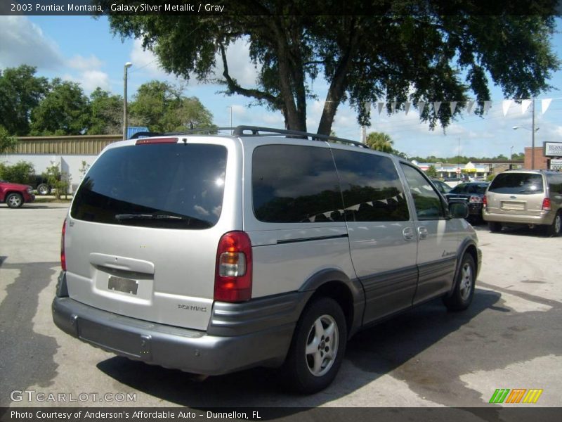 Galaxy Silver Metallic / Gray 2003 Pontiac Montana