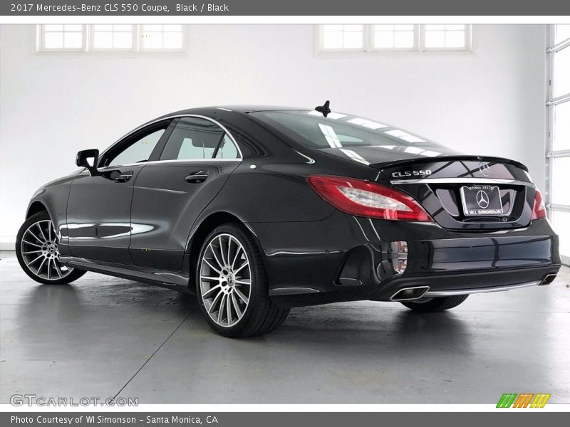 Black / Black 2017 Mercedes-Benz CLS 550 Coupe