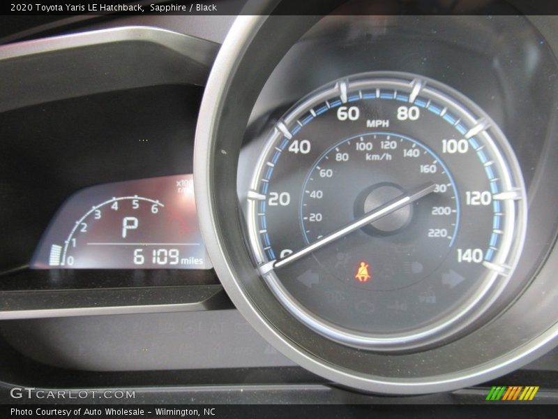 Sapphire / Black 2020 Toyota Yaris LE Hatchback