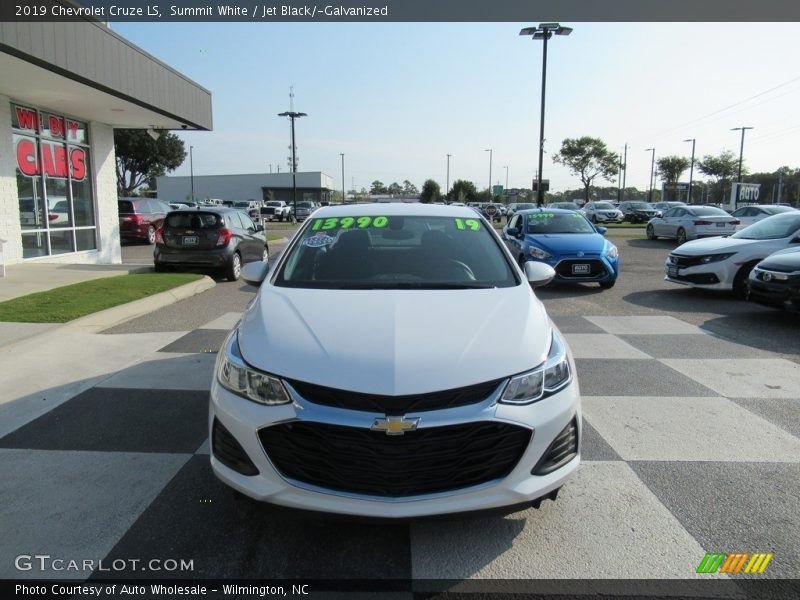 Summit White / Jet Black/­Galvanized 2019 Chevrolet Cruze LS