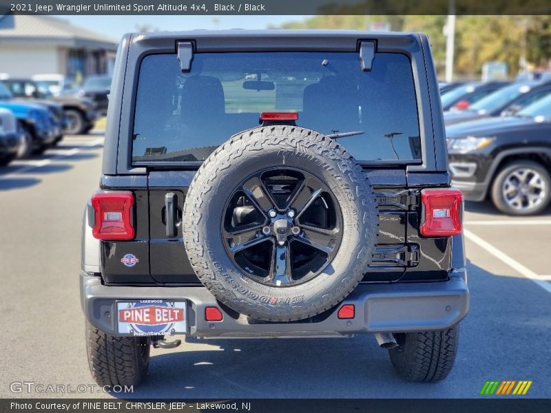 Black / Black 2021 Jeep Wrangler Unlimited Sport Altitude 4x4