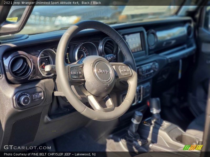 Black / Black 2021 Jeep Wrangler Unlimited Sport Altitude 4x4