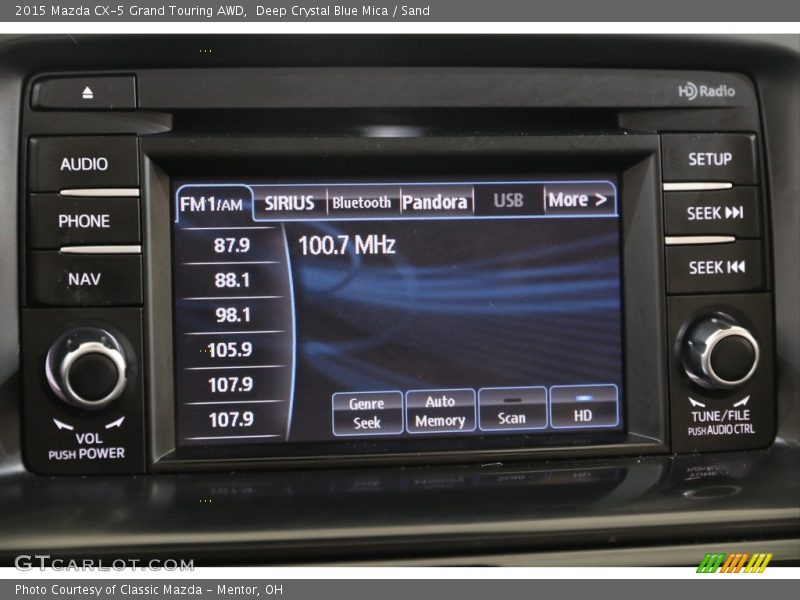 Audio System of 2015 CX-5 Grand Touring AWD