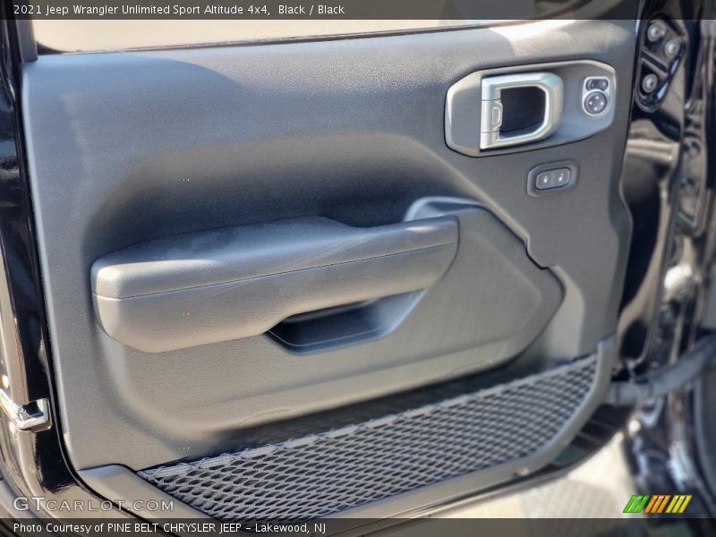 Black / Black 2021 Jeep Wrangler Unlimited Sport Altitude 4x4