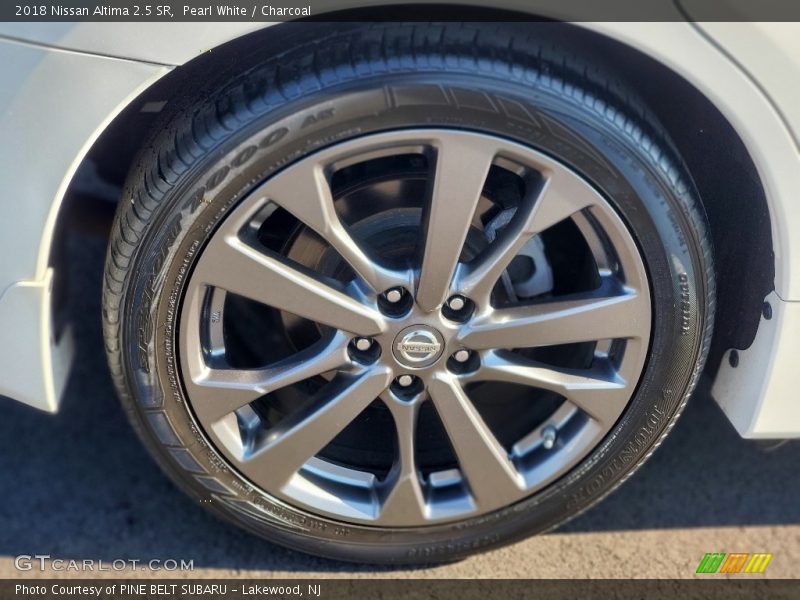 Pearl White / Charcoal 2018 Nissan Altima 2.5 SR