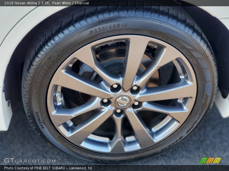 Pearl White / Charcoal 2018 Nissan Altima 2.5 SR