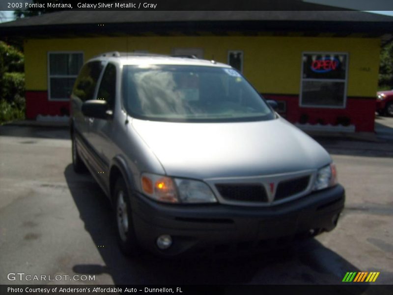 Galaxy Silver Metallic / Gray 2003 Pontiac Montana