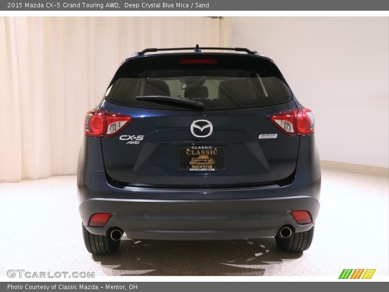 Deep Crystal Blue Mica / Sand 2015 Mazda CX-5 Grand Touring AWD